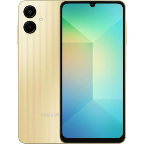 Смартфон Samsung SM-A065F Galaxy A06 64Gb 4Gb золотистый моноблок 3G 4G 2Sim 6.7