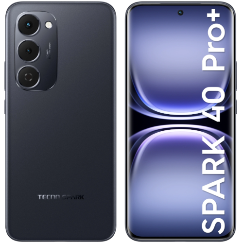 Смартфон Tecno Spark 40 Pro+ 8+256Gb  черный