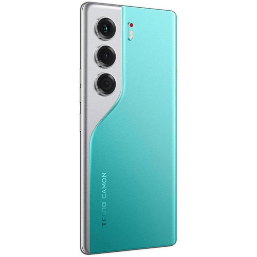 Смартфон Tecno Camon 40 Pro 5G 256Gb 12Gb зеленый моноблок 3G 4G 2Sim 6.78
