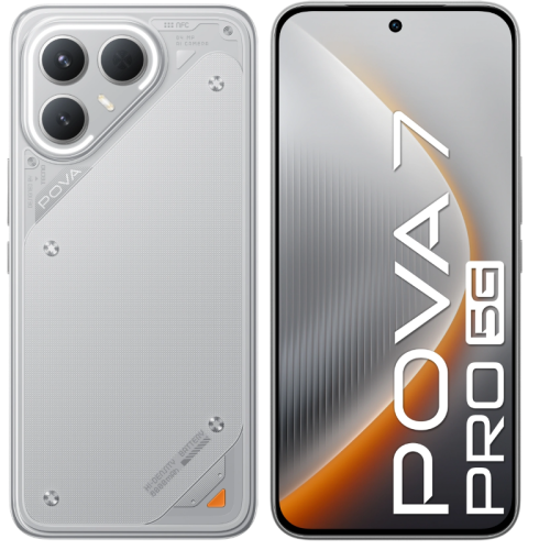 Смартфон Tecno POVA 7 Pro 5G 12+256Gb серый