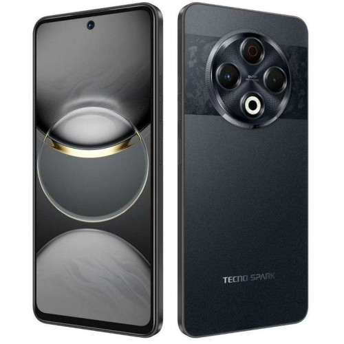Смартфон Tecno Spark 30 256Gb 8Gb черный моноблок 3G 4G 2Sim 6.78
