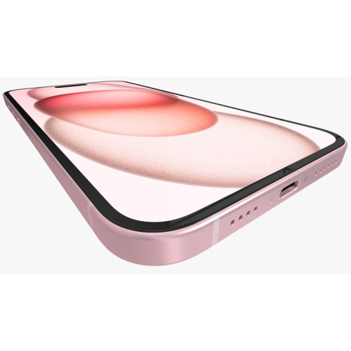 Смартфон Apple A3090 iPhone 15 128Gb розовый моноблок 3G 4G 1Sim 6.1