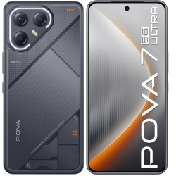 Смартфон Tecno Pova 7 Ultra 5G 256Gb 8Gb черный моноблок 3G 4G 2Sim 6.67