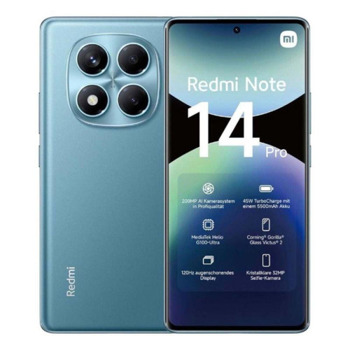 Смартфон Redmi Note 14 Pro 12+256Gb голубой (MZB0IWERU)