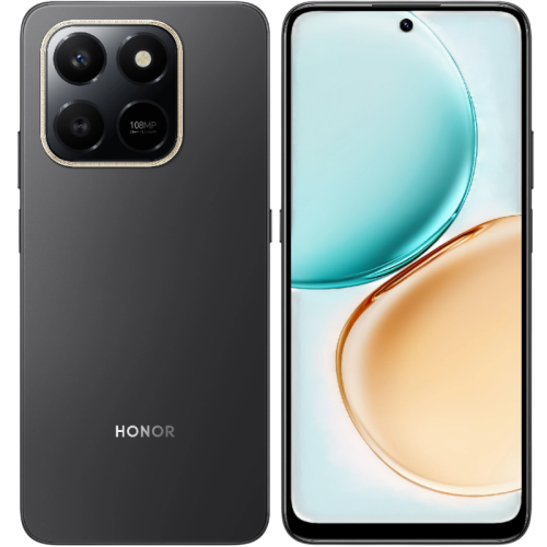 Смартфон HONOR X7d 6+128Gb чёрный (5109BXJT)
