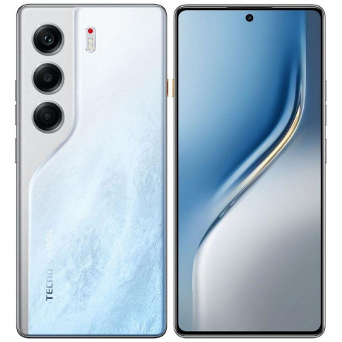 Смартфон Tecno Camon 40 256Gb 12Gb белый моноблок 3G 4G 2Sim 6.78