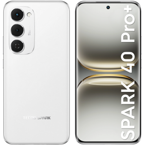 Смартфон Tecno Spark 40 Pro+ 8+256Gb  белый