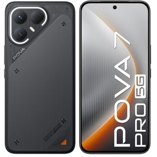 Смартфон Tecno POVA 7 Pro 5G 12+256Gb черный