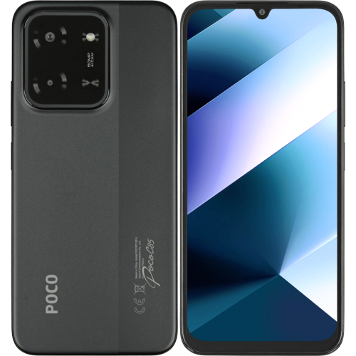 Смартфон POCO C85 6+128Gb чёрный (MZB0LGERU)