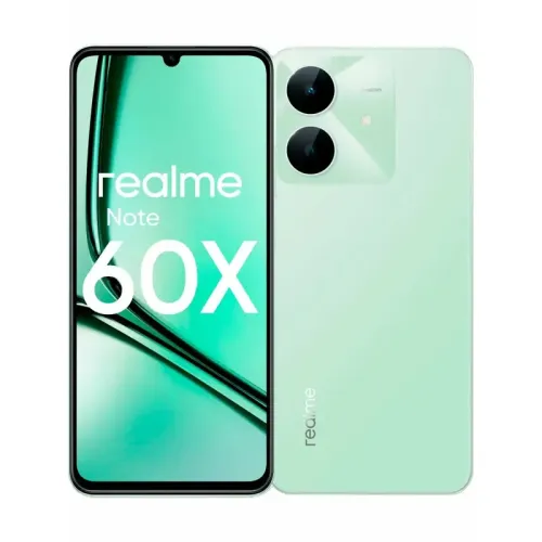 Смартфон Realme RMX3938 Note 60х 64Gb 3Gb зеленый моноблок 3G 4G 2Sim 6.74