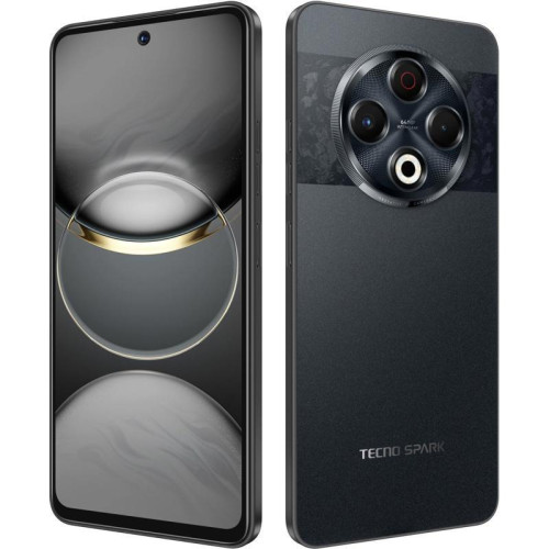 Смартфон Tecno Spark 30 256Gb 8Gb черный моноблок 3G 4G 2Sim 6.78