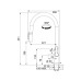 Смеситель Franke 120.0736.603/ Best, Смеситель Maris Slim Clear Water J Pulldown AN, антрацит