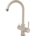 Z-5422 white, смеситель для кухни, U-образный, материал: латунь, поворотный излив, цвет белый