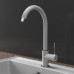 3650 gray смеситель для кухни, U-образный, материал: нержавеющая сталь, поворотный излив, цвет серый