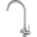 Z-5420 inox смеситель для кухни, U-образный, материал: нержавеющая сталь, поворотный излив, вентиль для фильтра питьевой воды, цвет нержавеющая сталь