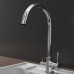 Z-5420 inox смеситель для кухни, U-образный, материал: нержавеющая сталь, поворотный излив, вентиль для фильтра питьевой воды, цвет нержавеющая сталь