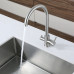 Z-5420 inox смеситель для кухни, U-образный, материал: нержавеющая сталь, поворотный излив, вентиль для фильтра питьевой воды, цвет нержавеющая сталь