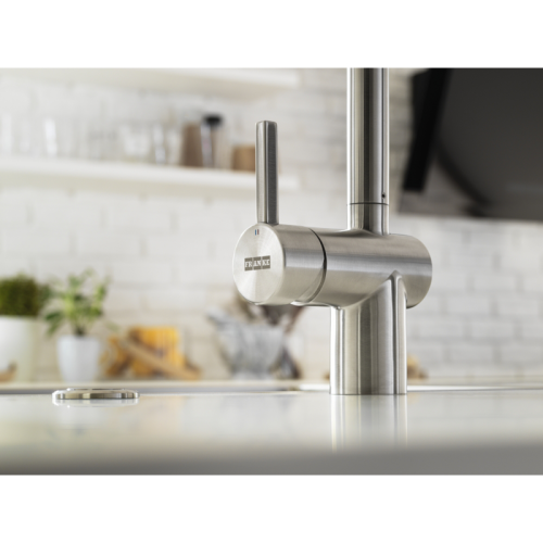Смеситель Franke/ Better, Смеситель Atlas Neo Sensor, Выдвижной носик, нержавеющая сталь