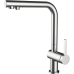 RIVELATO Смеситель для кухни ARNO Г-обр., однорычажный, излив с аэратором, возможность подключения фильтра питьевой воды, керамический картридж D-35мм, поворот излива на 360 градусов, материал: нержавеющая сталь, цвет: нержавеющая сталь RIVELATO Смеситель для кухни ARNO Г-обр., однорычажный, излив с аэратором, возможность подключения фильтра питьевой воды, керамический картридж D-35мм, поворот излива на 360 градусов, материал: нержавеющая сталь, цвет: нержавеющая сталь