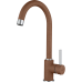 3650 terracotta смеситель для кухни, U-образный, материал: нержавеющая сталь, поворотный излив, цвет терракот