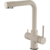 Z-5423 white, смеситель для кухни, Г-образный, материал: латунь, поворотный излив, цвет белый