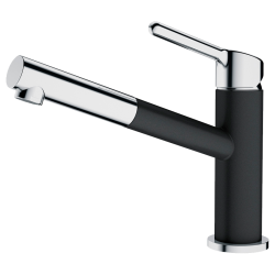 Смеситель Franke 115.0623.057/ Best, Смеситель ORBIT PULL-OUT, с выдвижным шлангом, хром/оникс