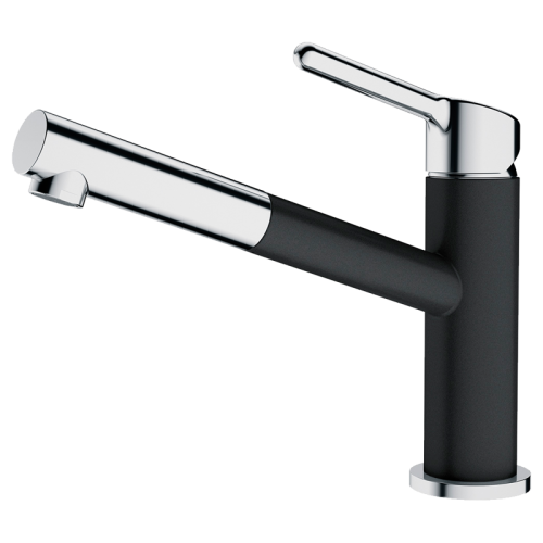 Смеситель Franke 115.0623.057/ Best, Смеситель ORBIT PULL-OUT, с выдвижным шлангом, хром/оникс