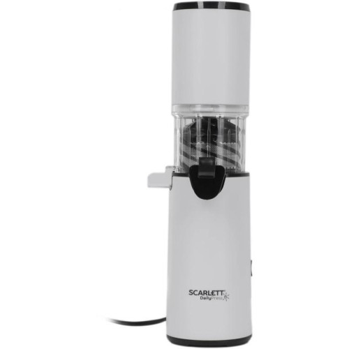 Соковыжималка шнековая Scarlett DailyPress SC-JE50S59 130Вт рез.сок.:600мл. белый