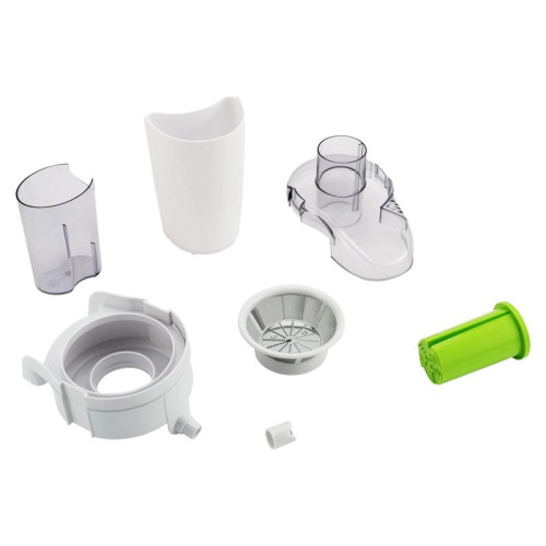 Соковыжималка центробежная Hyundai HY-JE1615 500Вт рез.сок.:450мл. белый/зеленый