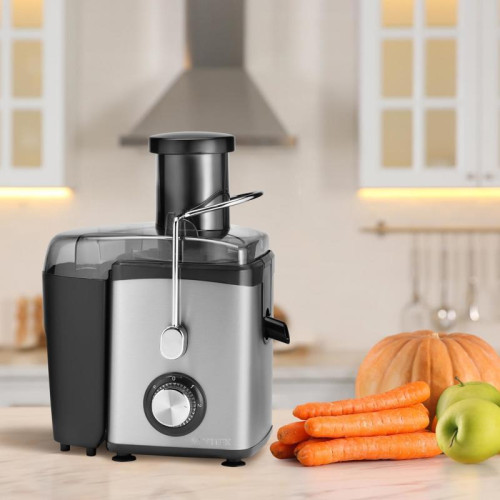 Соковыжималка центробежная Vitek VT-3653 1000Вт рез.сок.:600мл. стальной Соковыжималка центробежная Vitek VT-3653 1000Вт рез.сок.:600мл. стальной