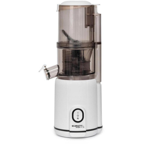 Соковыжималка шнековая Scarlett SC-JE50S63 400Вт рез.сок.:600мл. белый