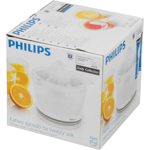 Соковыжималка цитрусовая Philips HR2738/00 25Вт рез.сок.:500мл. белый