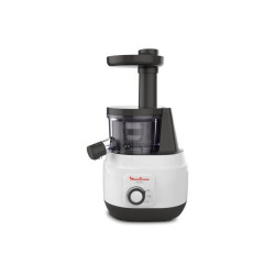 Соковыжималка шнековая Moulinex ZU150110 150Вт белый/черный