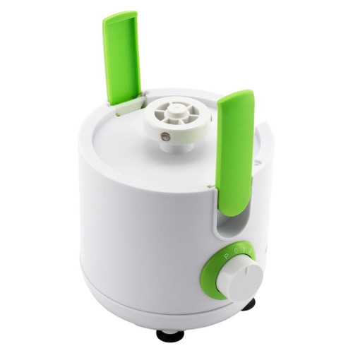 Соковыжималка центробежная Hyundai HY-JE1615 500Вт рез.сок.:450мл. белый/зеленый