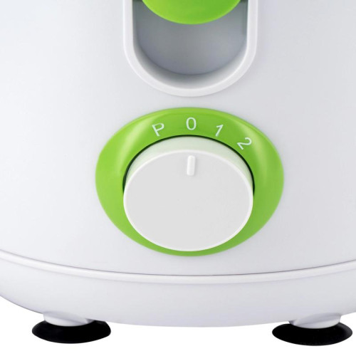 Соковыжималка центробежная Hyundai HY-JE1615 500Вт рез.сок.:450мл. белый/зеленый