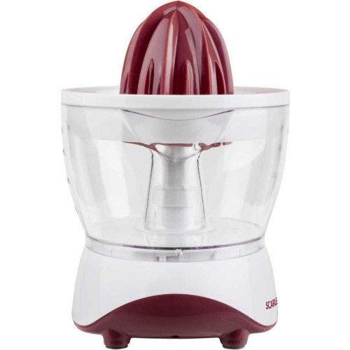 Соковыжималка цитрусовая Scarlett SC-JE50C06 25Вт рез.сок.:700мл. белый/коричневый