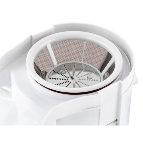 Соковыжималка центробежная Hyundai HY-JE1615 500Вт рез.сок.:450мл. белый/зеленый