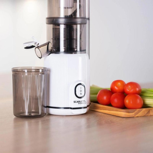Соковыжималка шнековая Scarlett SC-JE50S63 400Вт рез.сок.:600мл. белый