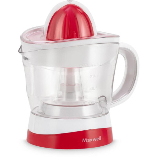 Соковыжималка цитрусовая Maxwell MW-1109 25Вт рез.сок.:700мл. белый/красный