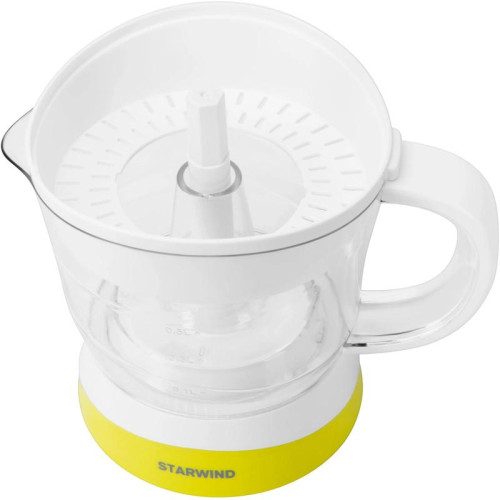 Соковыжималка цитрусовая Starwind SJ1121 30Вт рез.сок.:700мл. желтый/прозрачный