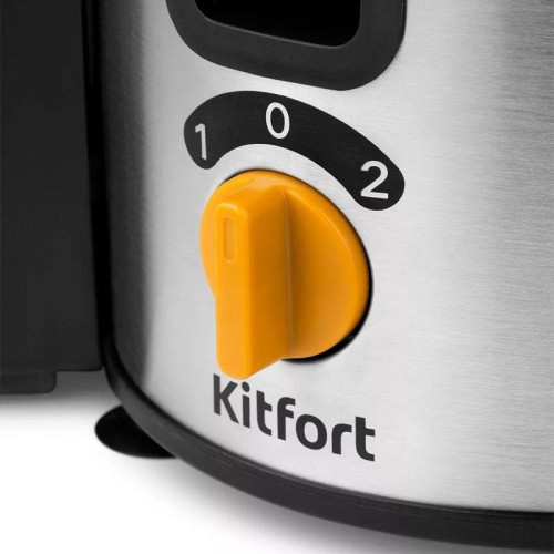 Соковыжималка центробежная Kitfort КТ-1138 800Вт рез.сок.:1000мл. черный/нержавеющая сталь Соковыжималка центробежная Kitfort КТ-1138 800Вт рез.сок.:1000мл. черный/нержавеющая сталь