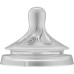 Соска Philips/ Соска для кормления, 3 шт, серия NATURAL Response, силикон (средний поток Т3, быстрый поток Т4, очень быстрый поток T5)