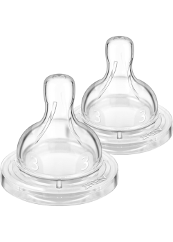 Соска для бутылочки Philips/ Соска для бутылочки Anti-colic 3+ мес., 2 шт.