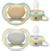 Пустышка Philips/ Пустышка ultra air, Серая/Персиковая без рисунков, 0-6 мес, 2 шт, для мальчиков и девочек Пустышка Philips/ Пустышка ultra air, Серая/Персиковая без рисунков, 0-6 мес, 2 шт, для мальчиков и девочек