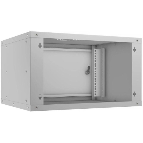 Шкаф коммутационный Cabeus (WSC-05D-6U55/45M) настенный 6U 550x450мм пер.дв.металл 30кг серый 390мм 11кг 220град. 320мм IP20 сталь