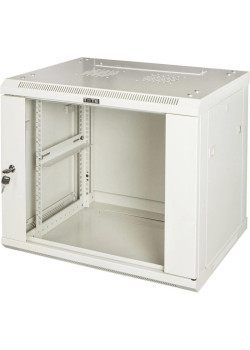 Шкаф коммутационный Lanmaster (TWT-CBWPG-6U-6X8-GY) настенный 6U 600x800мм пер.дв.стекл 60кг серый 368мм IP20