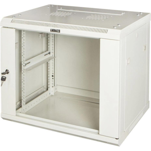 Шкаф коммутационный Lanmaster (TWT-CBWPG-6U-6X8-GY) настенный 6U 600x800мм пер.дв.стекл 60кг серый 368мм IP20