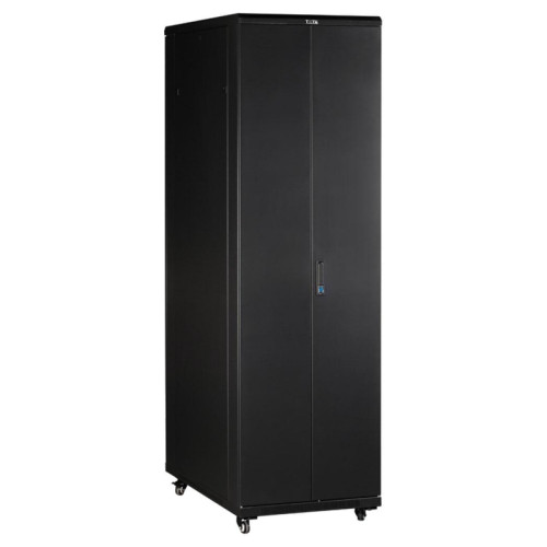 Шкаф коммутационный Lanmaster Business (TWT-CBB-22U-6X10-P1) напольный 22U 600x1000мм пер.дв.перфор. задн.дв.перфор.2-хст. 2 бок.пан. 800кг черный IP20