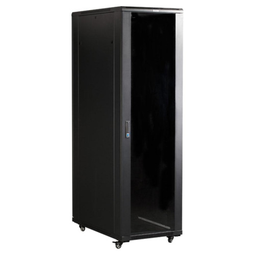 Шкаф коммутационный Lanmaster Business (TWT-CBB-22U-6X10-P1) напольный 22U 600x1000мм пер.дв.перфор. задн.дв.перфор.2-хст. 2 бок.пан. 800кг черный IP20