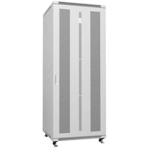 Шкаф серверный Cabeus (ND-05C-42U80/100) напольный 42U 800x1000мм пер.дв.перфор. задн.дв.перфор. 800кг серый 900мм 132кг 220град. 2055мм IP20 сталь
